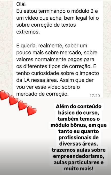Depoimento de professor(a) que fez o CFC RED